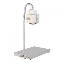 Wärmeplatte mit Lampenschirm Inox 18/10